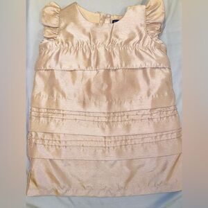 12/18M Gap Gold Dress, Christmas dress, holiday season. Holiday Pictures